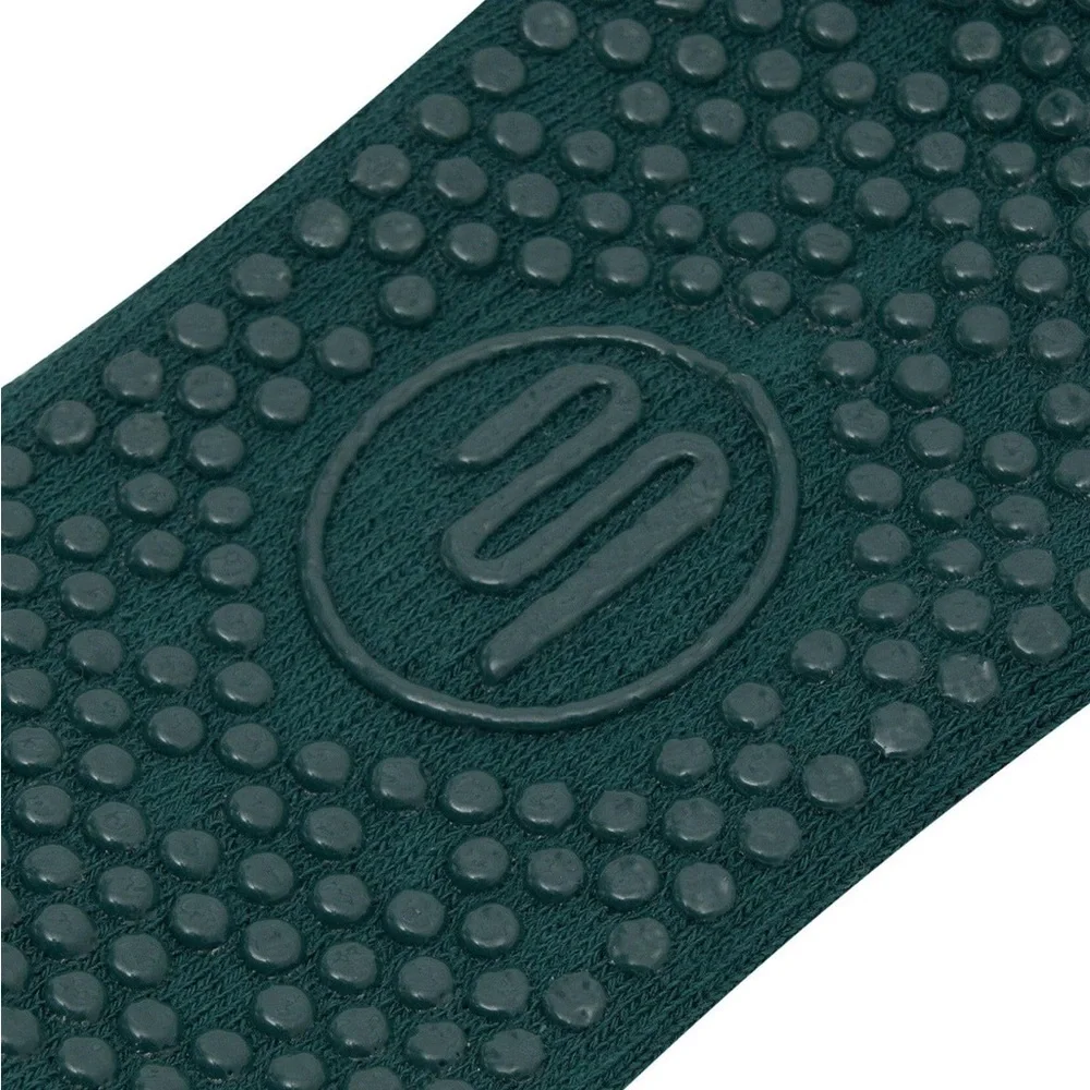 TWO Pairs of MoveActive Low Rise Grip Socks in Pinegreen, Size Small, New - Picture 4 of 9